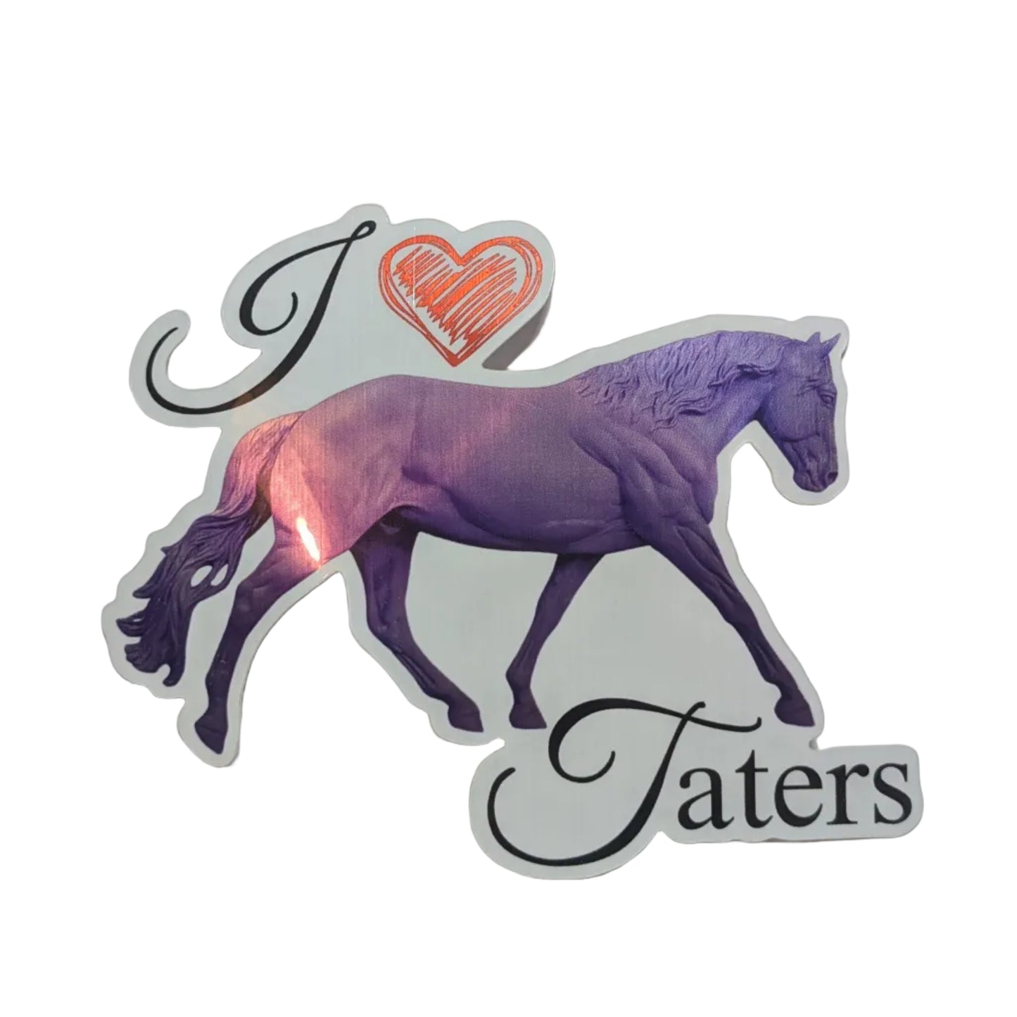 I Heart Taters Sticker