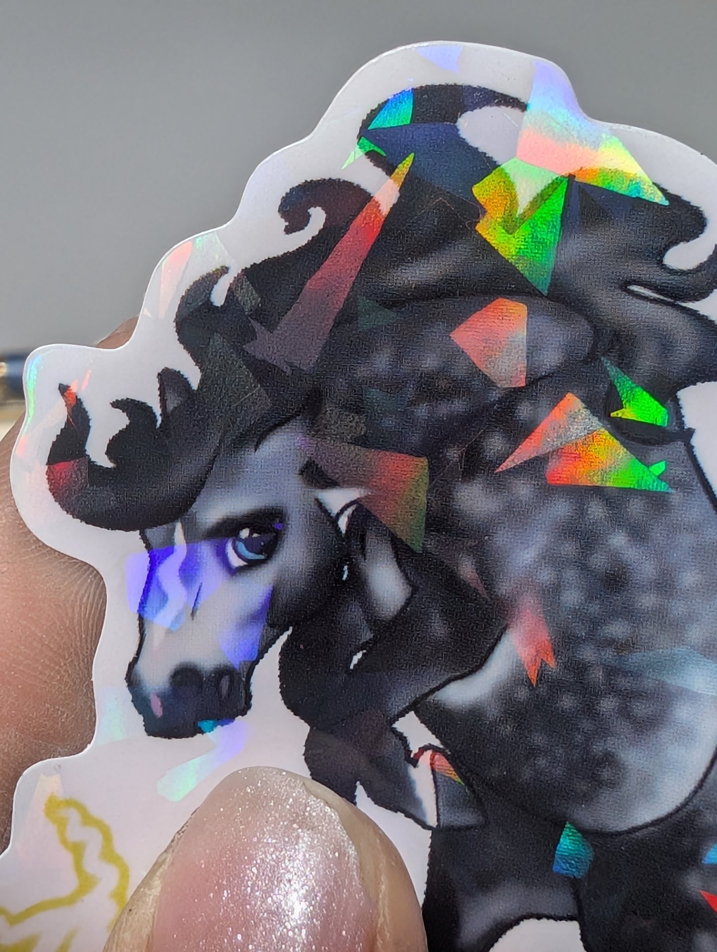 Broken Glass Crash Pony Sticker