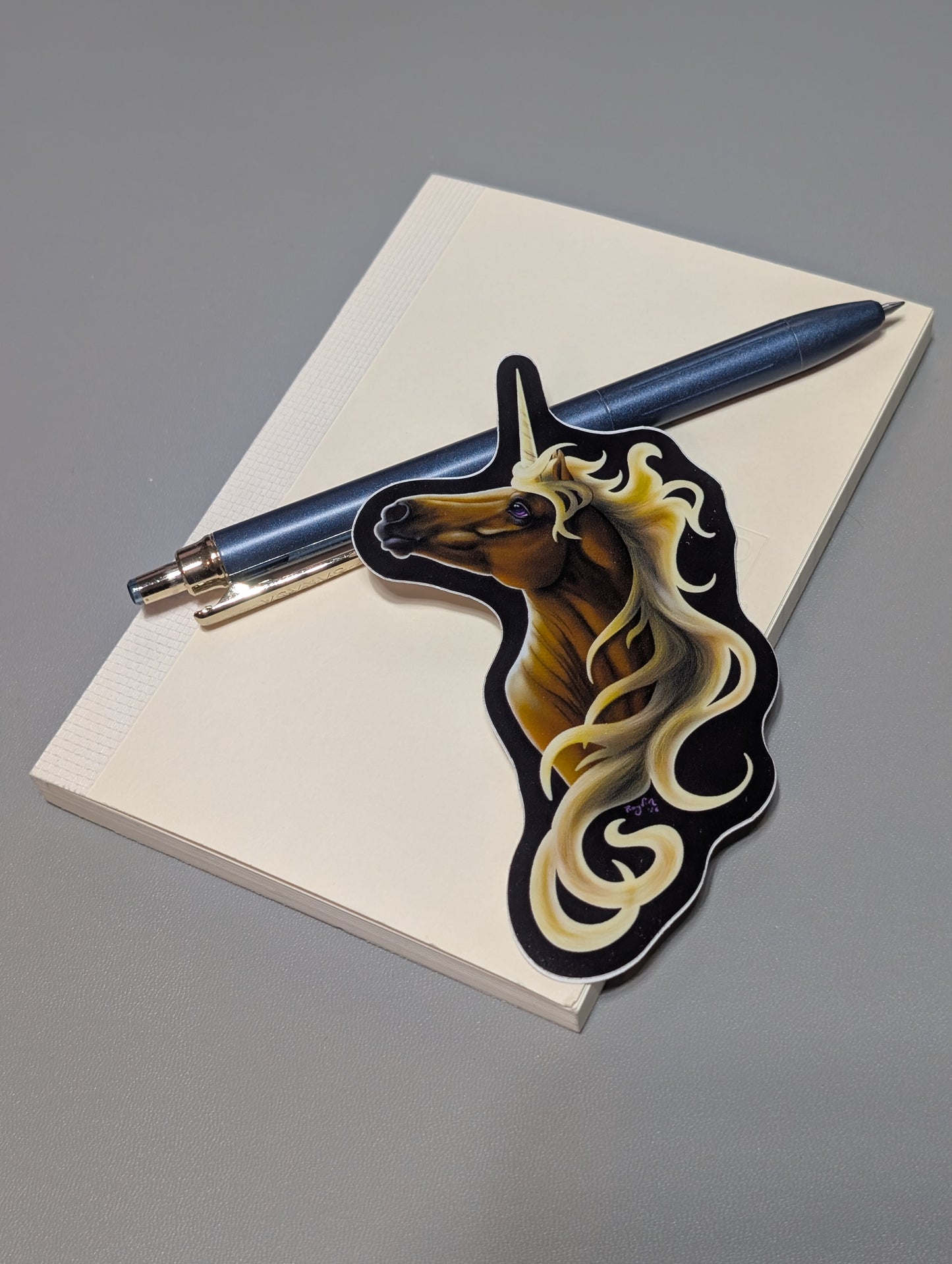 Luminance Unicorn Sticker