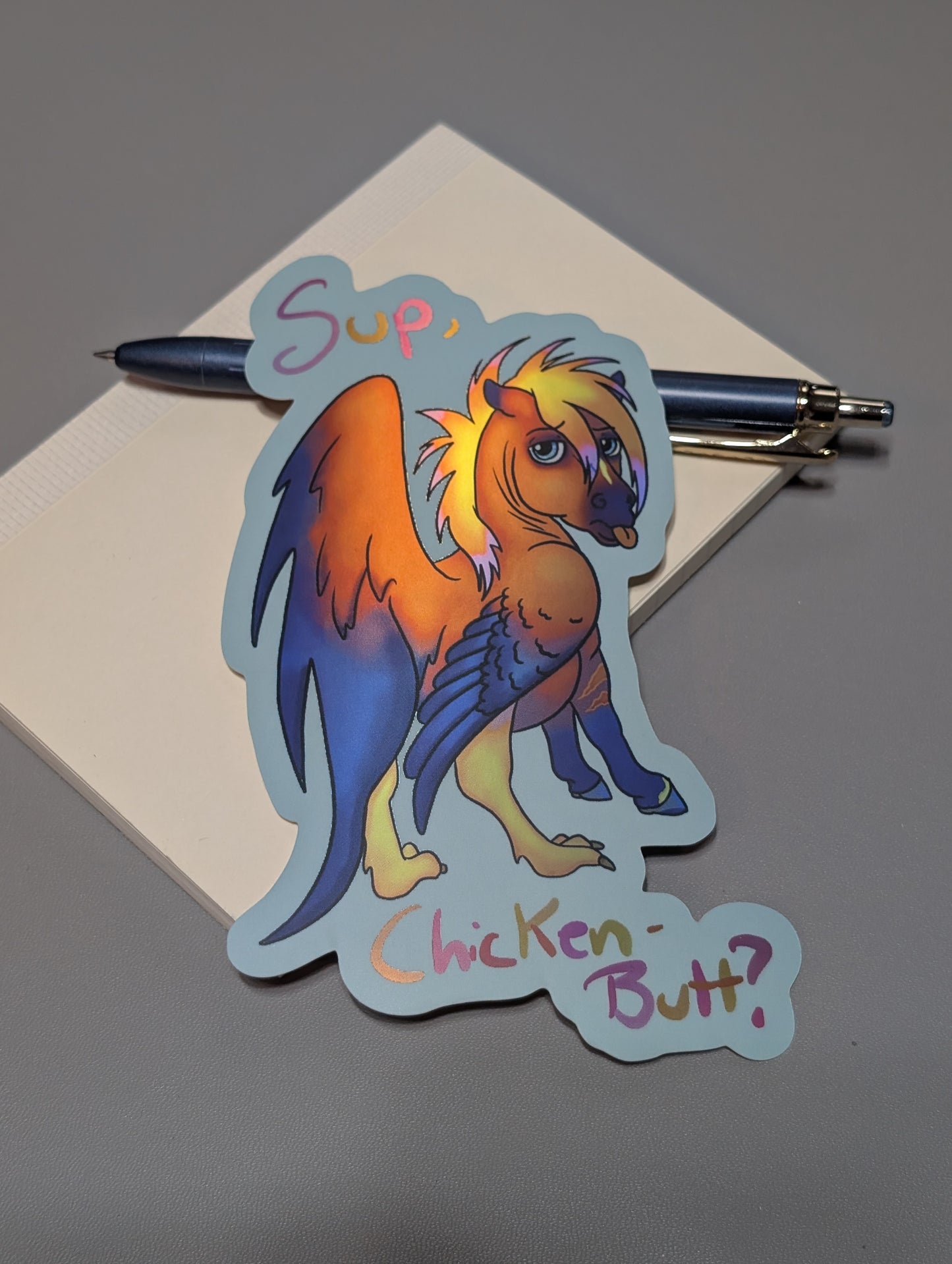 Chicken Butt - Hippalectryon- Sticker