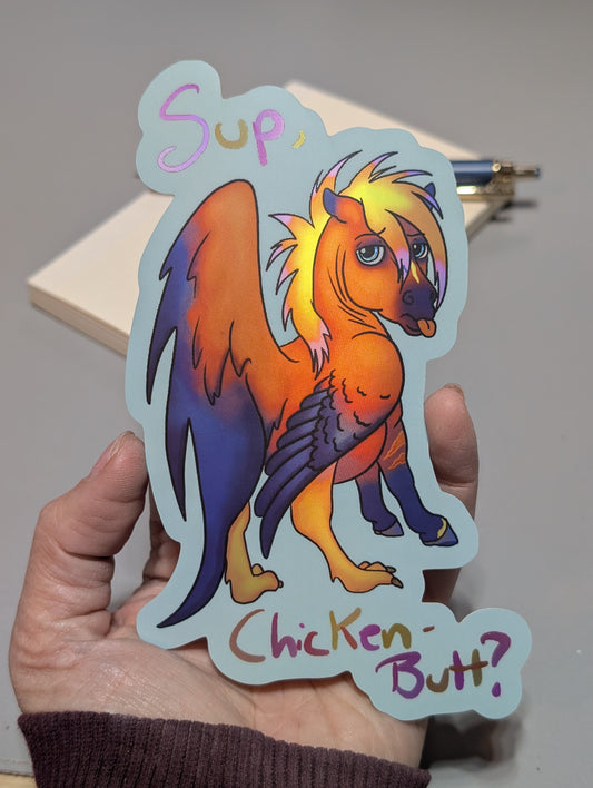 Chicken Butt - Hippalectryon- Sticker