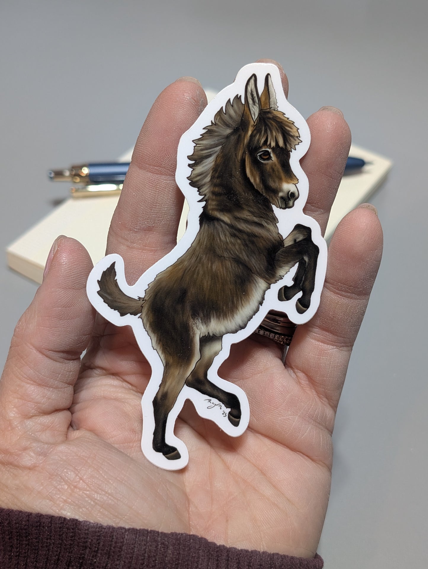 Donkey Foal Sticker