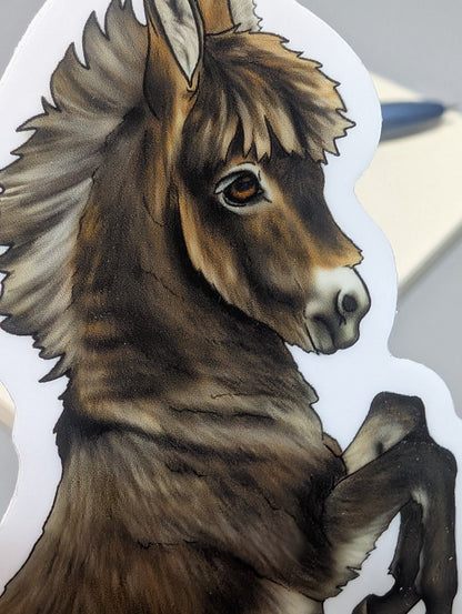 Donkey Foal Sticker