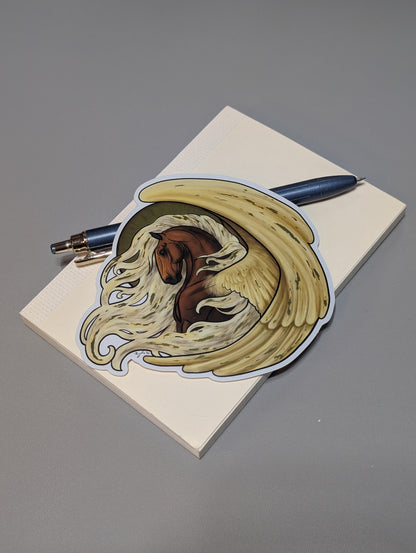 Guardian Angel Pegasus Sticker
