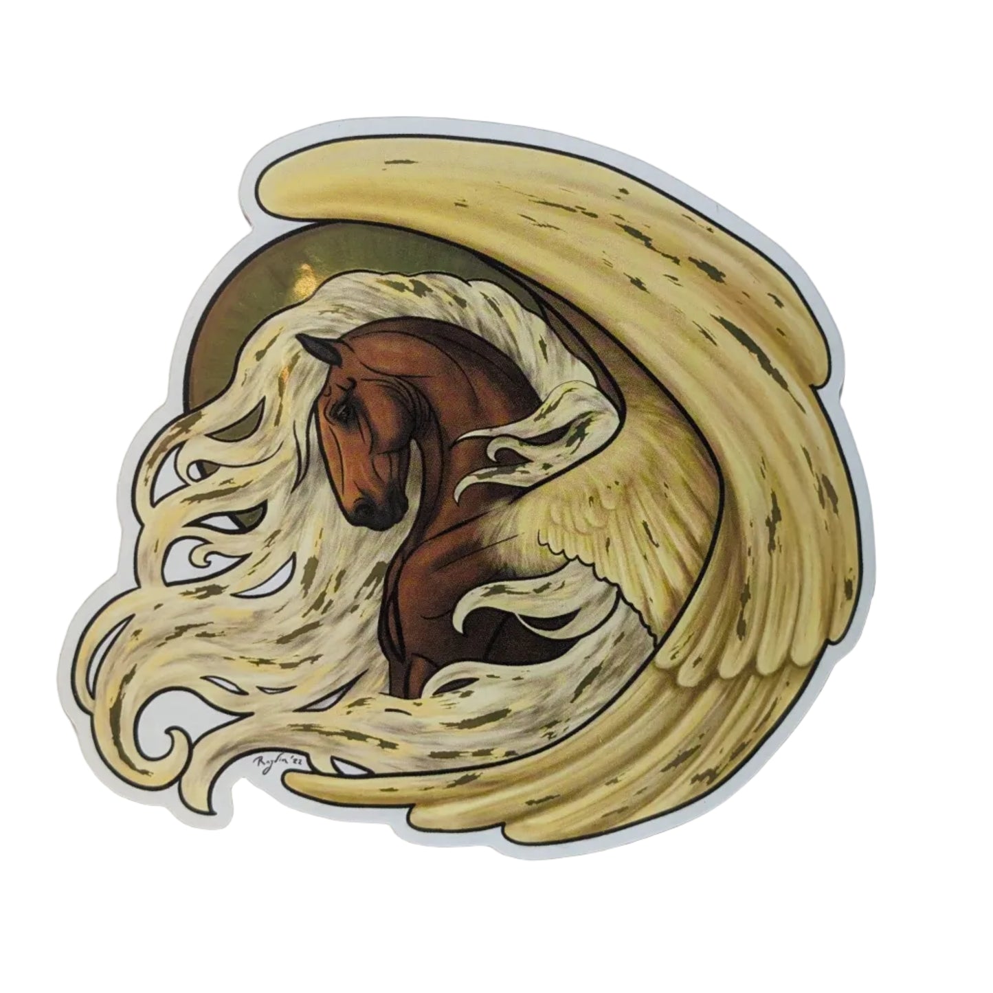 Guardian Angel Pegasus Sticker