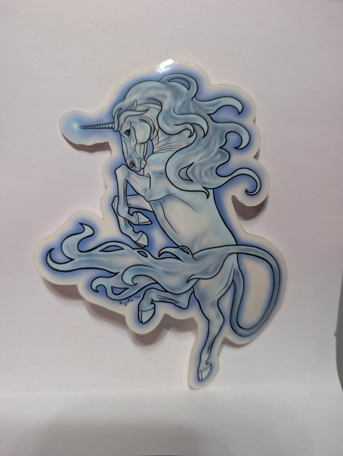Ghost Unicorn Sticker