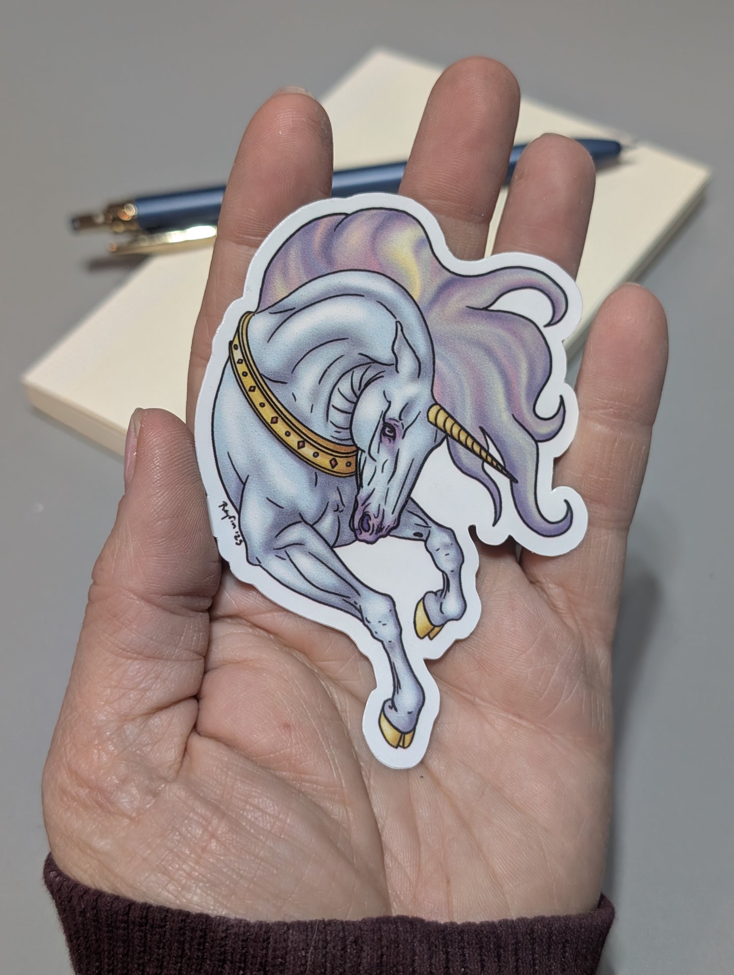Spicy Rainbow Unicorn Sticker