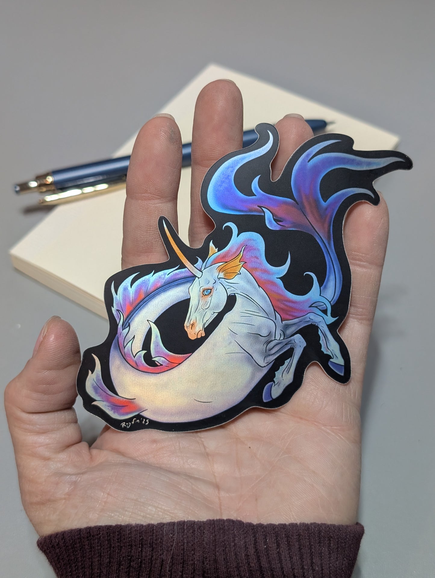 Sea Dragon Unicorn Sticker