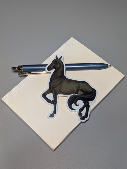 Buckskin Akhal Teke Sticker