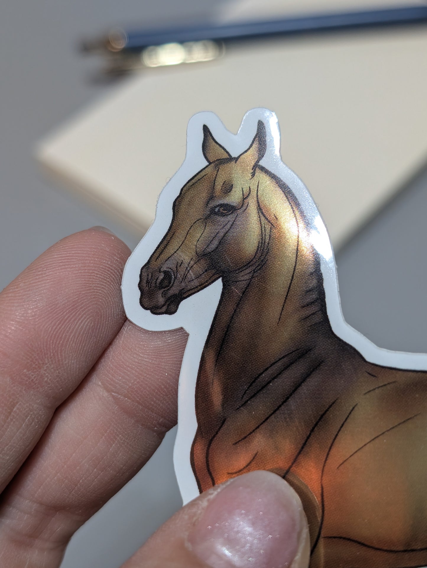 Buckskin Akhal Teke Sticker