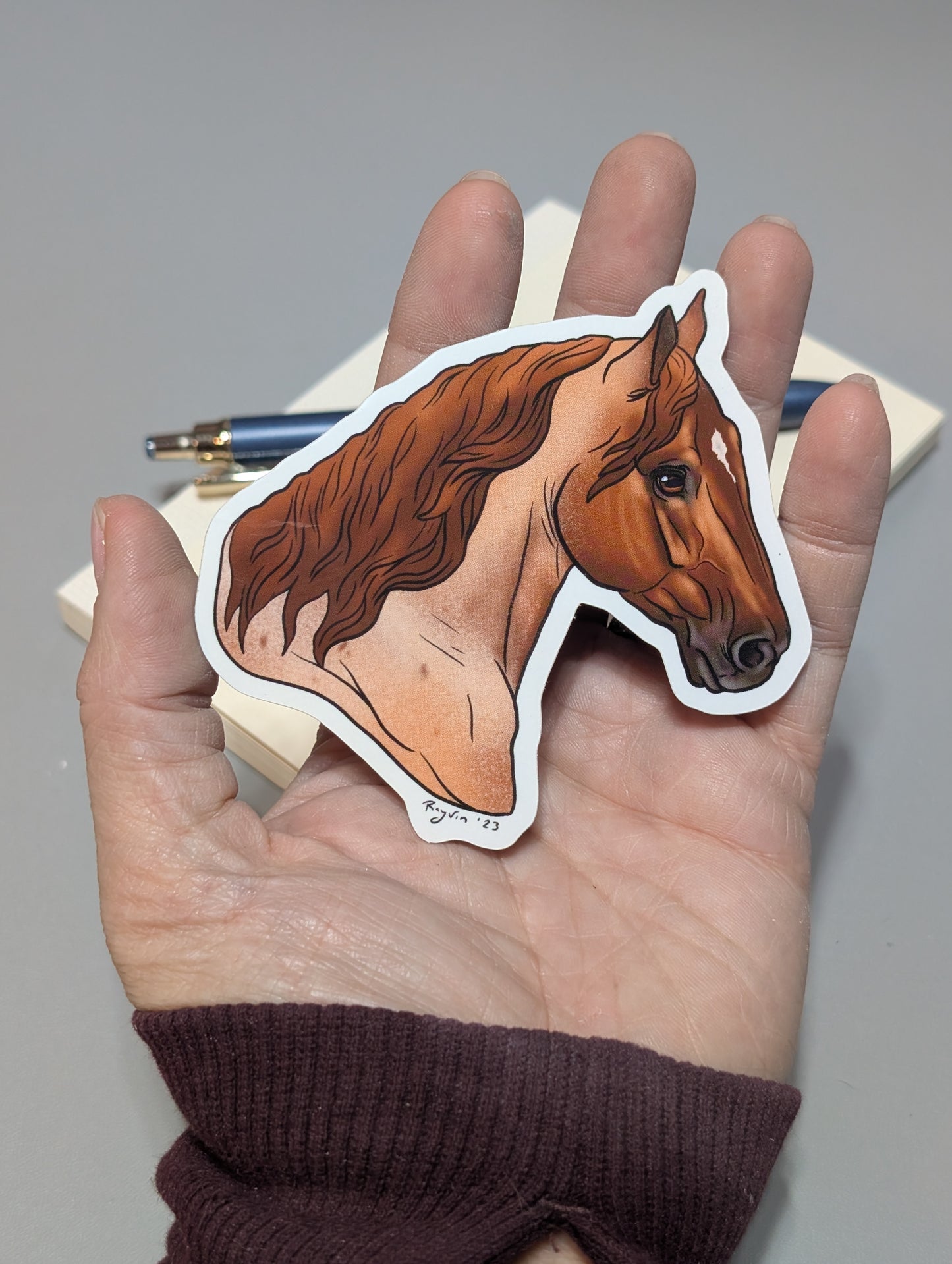 Red Roan Sticker