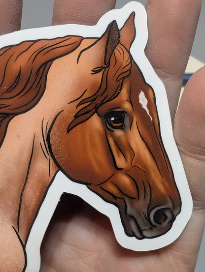 Red Roan Sticker