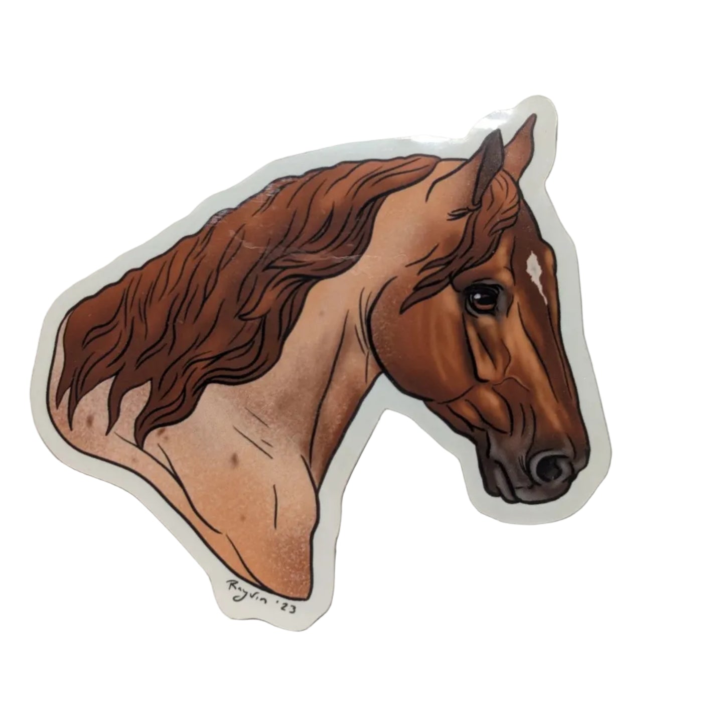 Red Roan Sticker