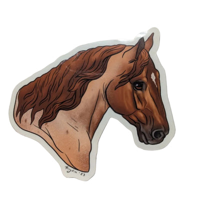 Red Roan Sticker