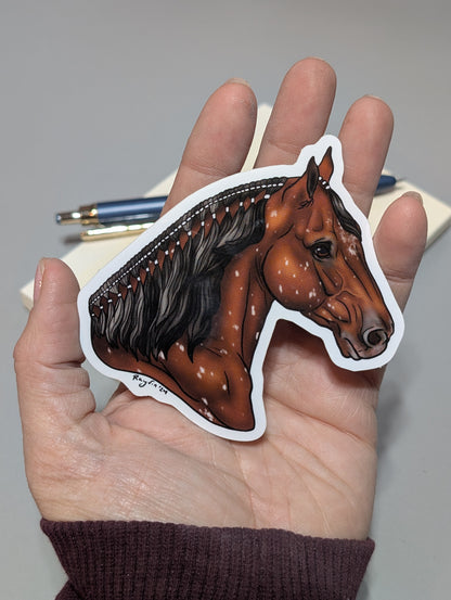 Snowflake Appaloosa Sticker