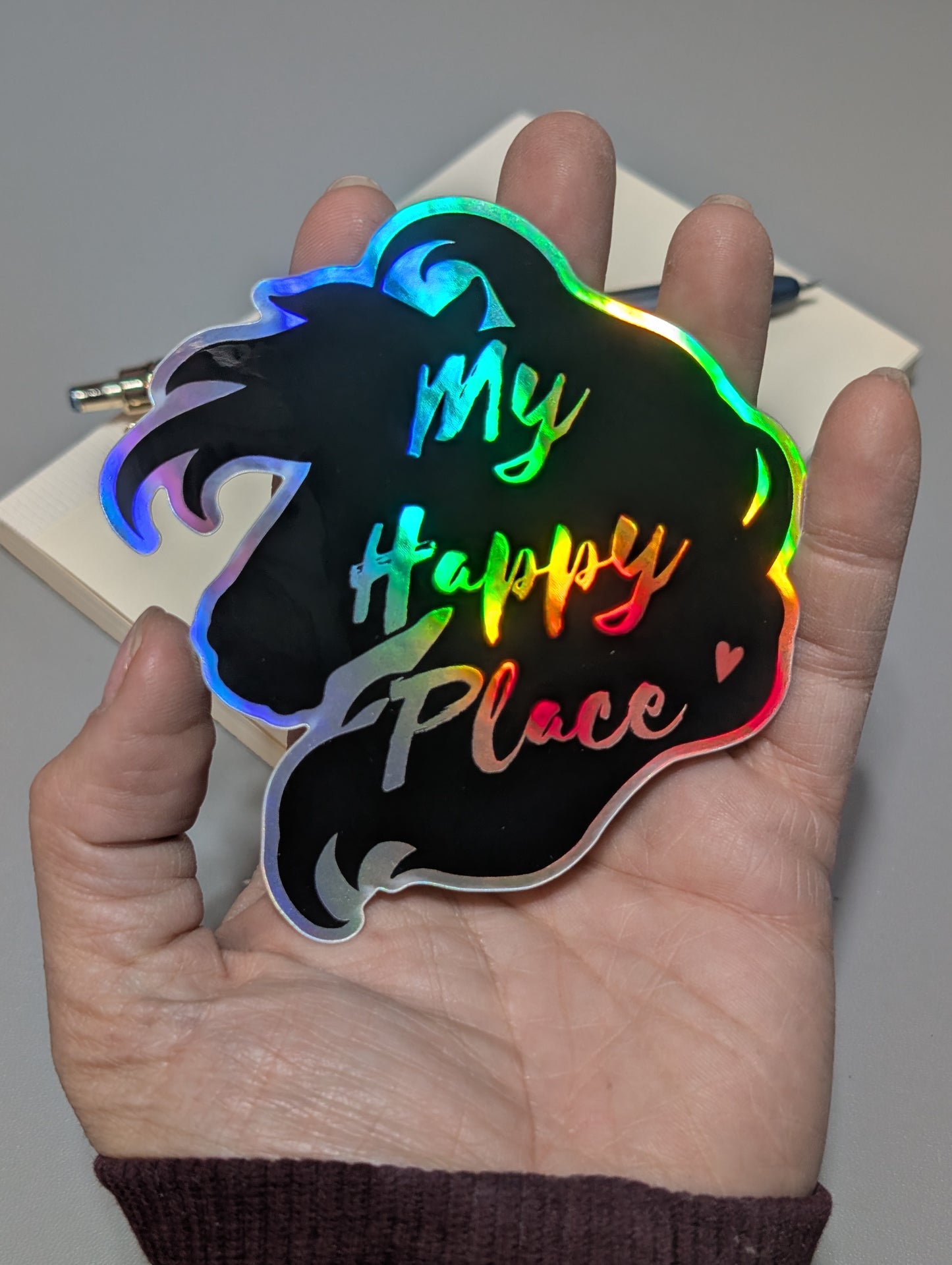 My Happy Place Horse Sticker