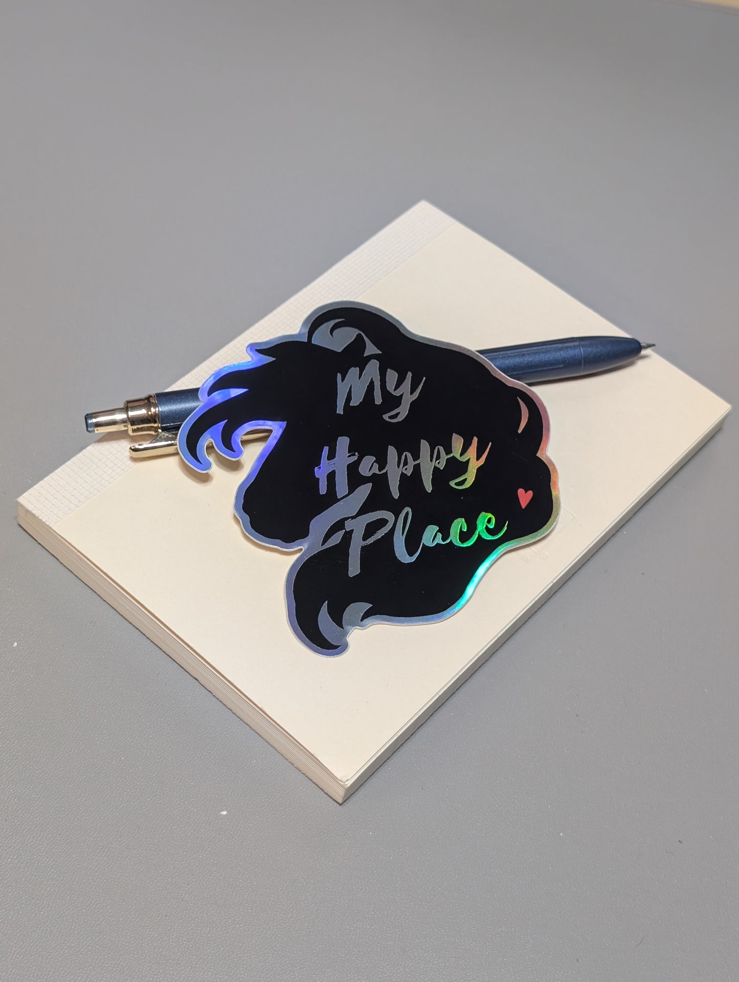My Happy Place Horse Sticker