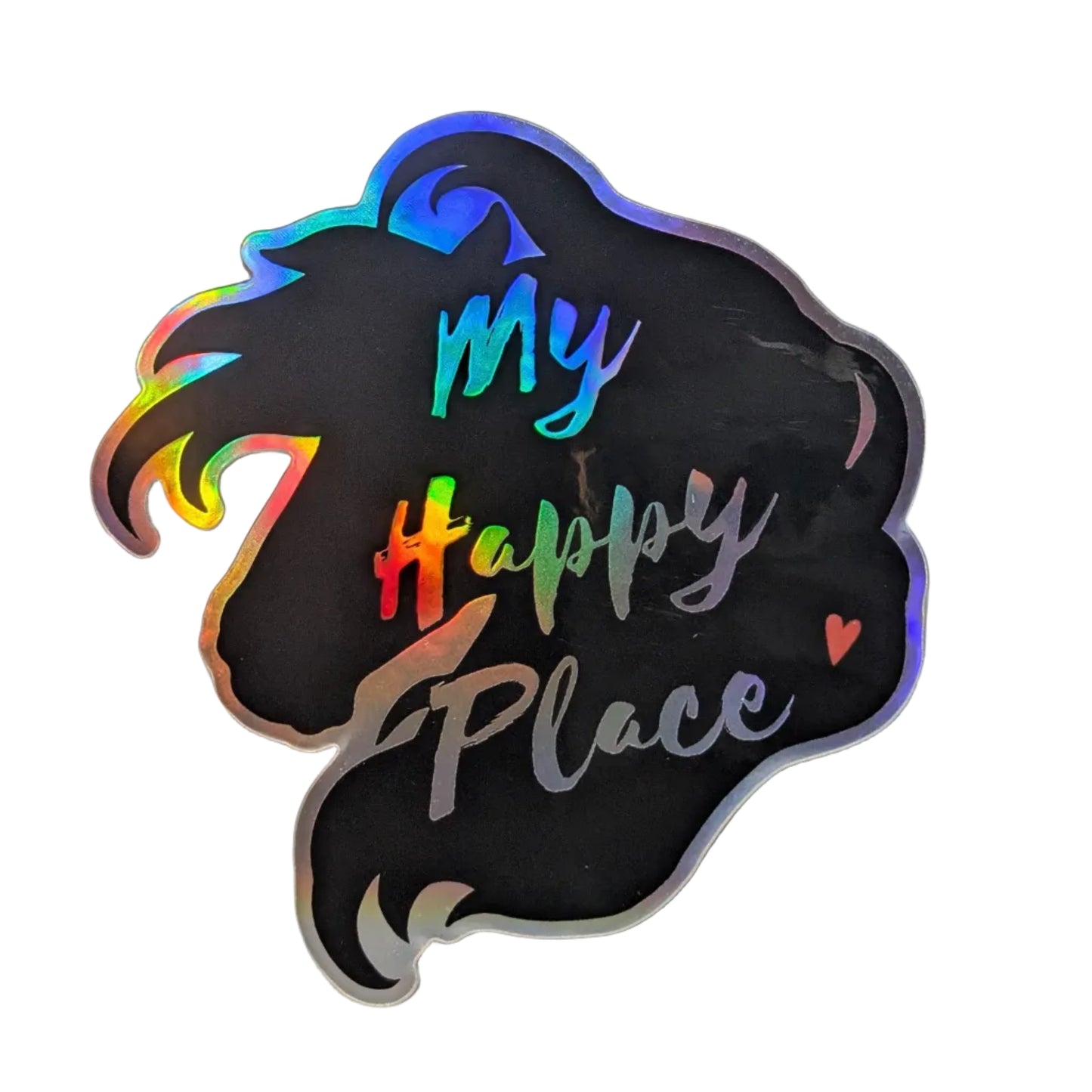 My Happy Place Horse Sticker