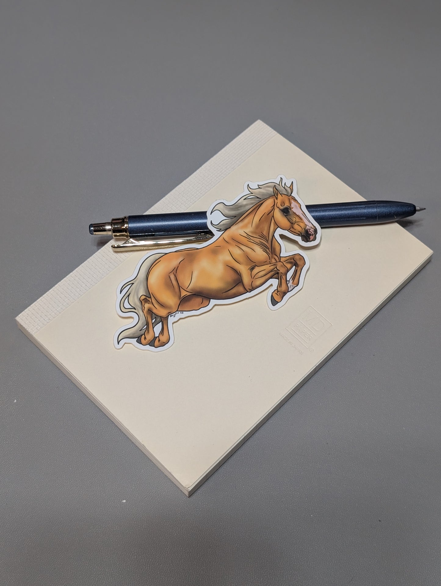 Palomino Jumper Horse Sticker
