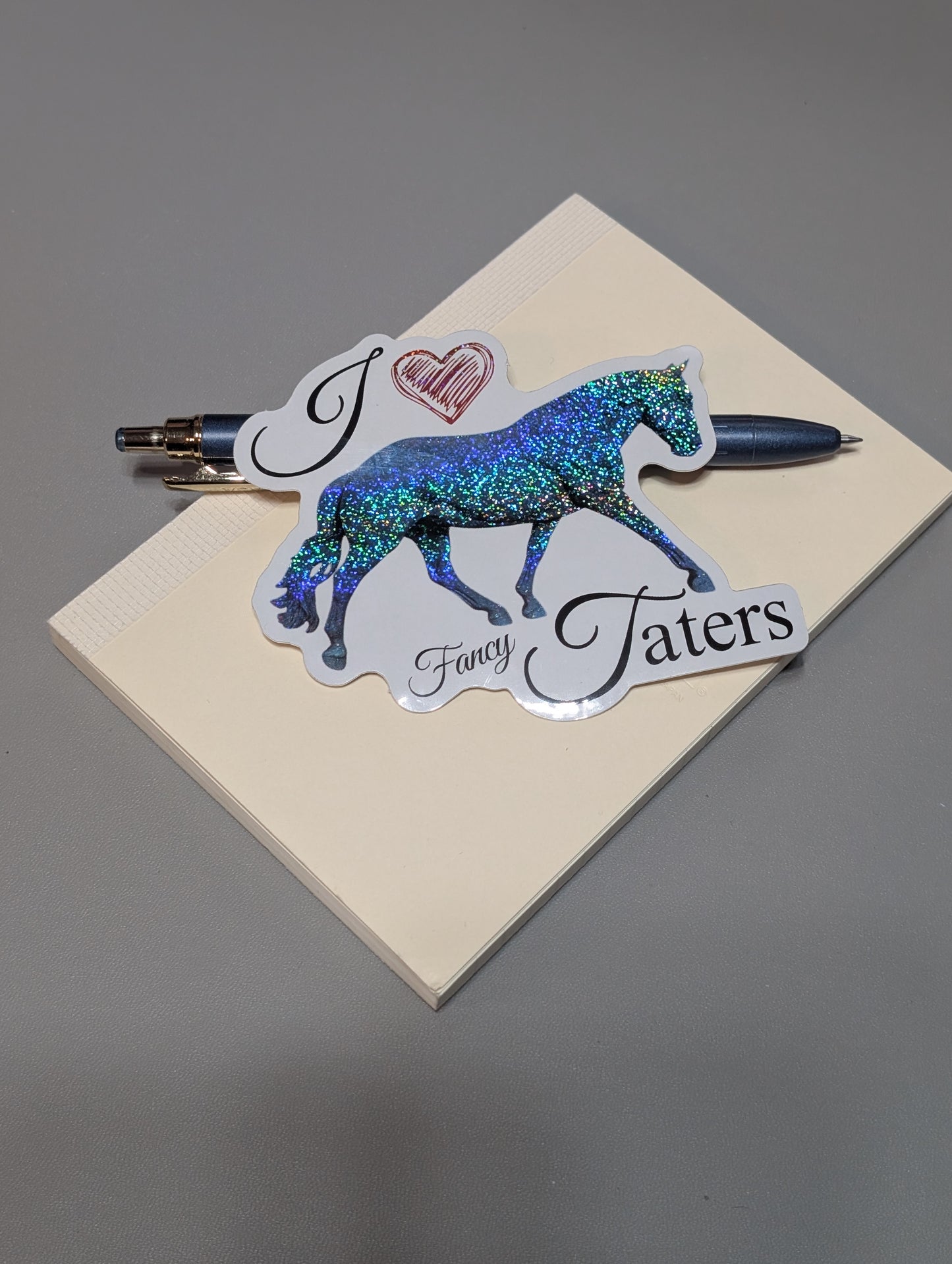 I Heart Fancy Taters Sticker