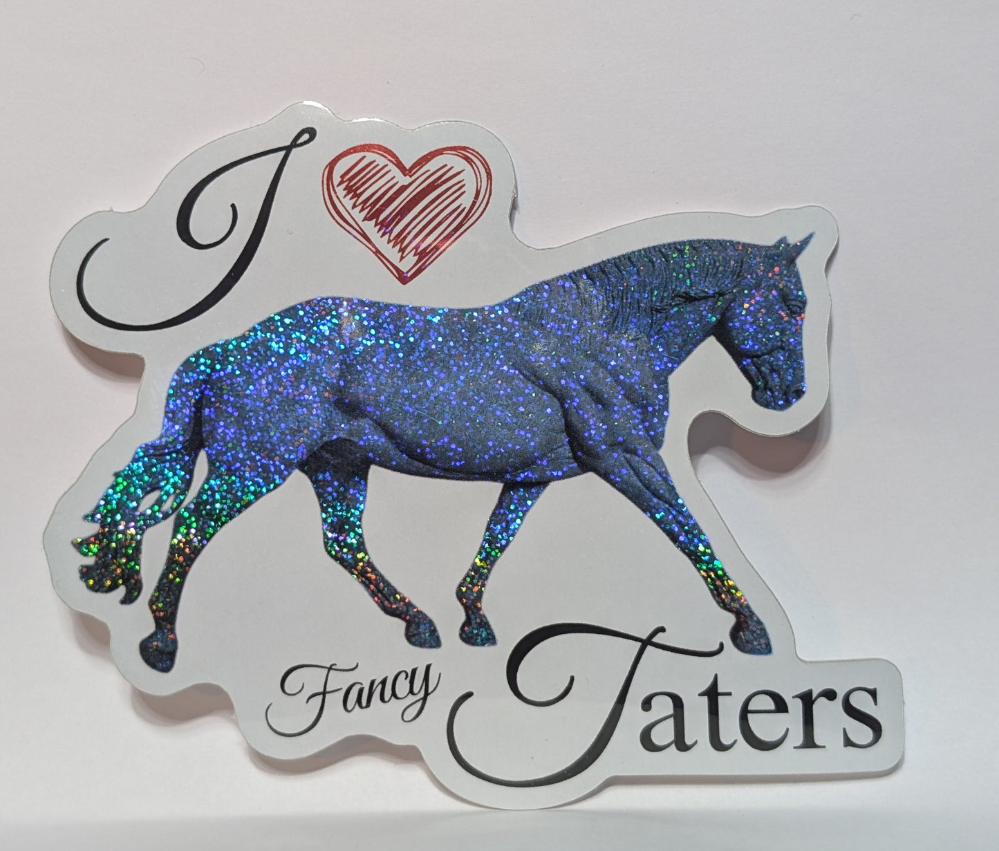 I Heart Fancy Taters Sticker