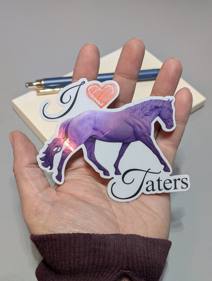 I Heart Taters Sticker