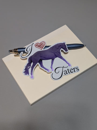 I Heart Taters Sticker