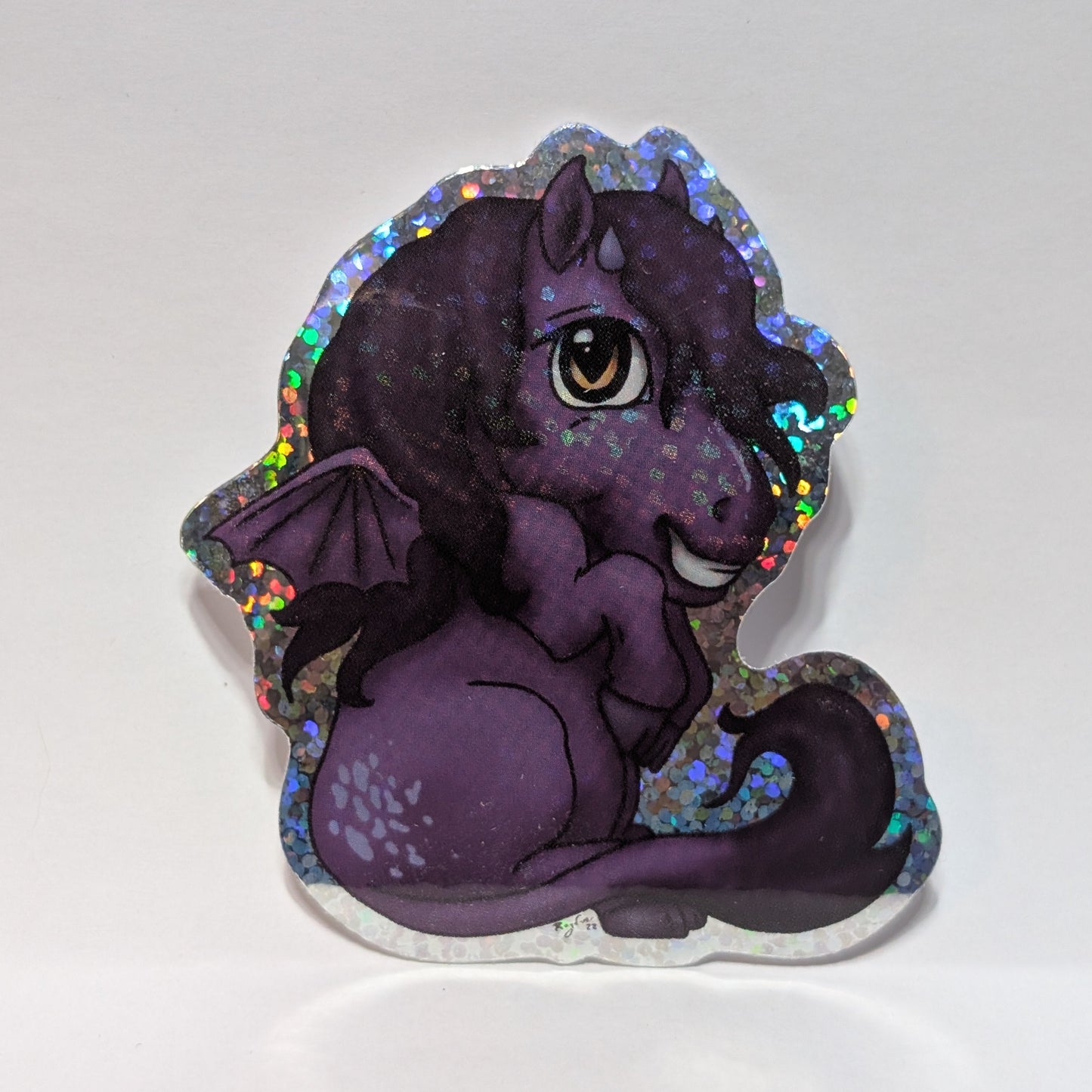 Glitter Naughty Pony Sticker