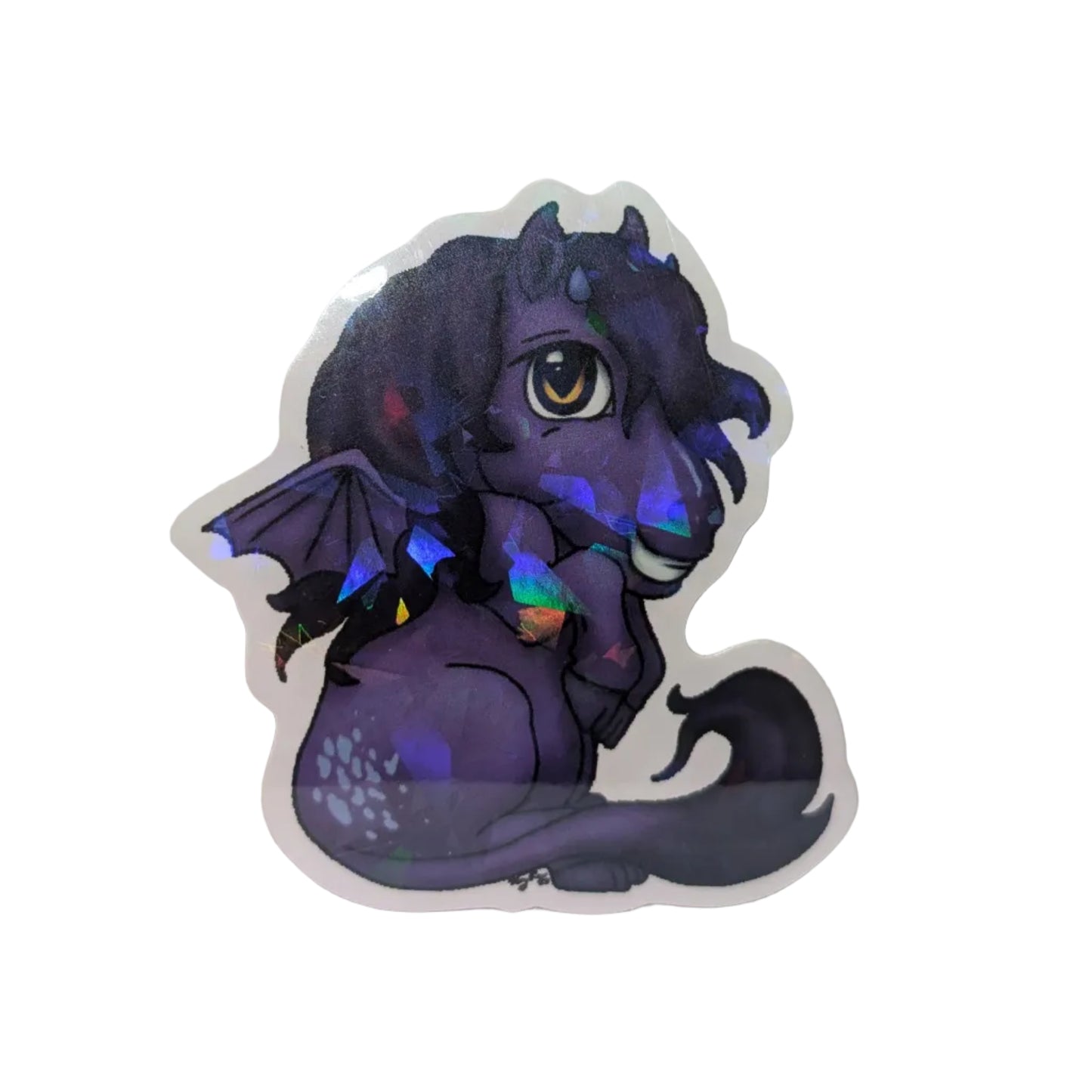 Broken Glass Naughty Pony Sticker