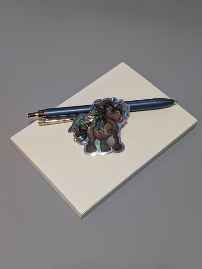 Glitter Gaia Pony Sticker