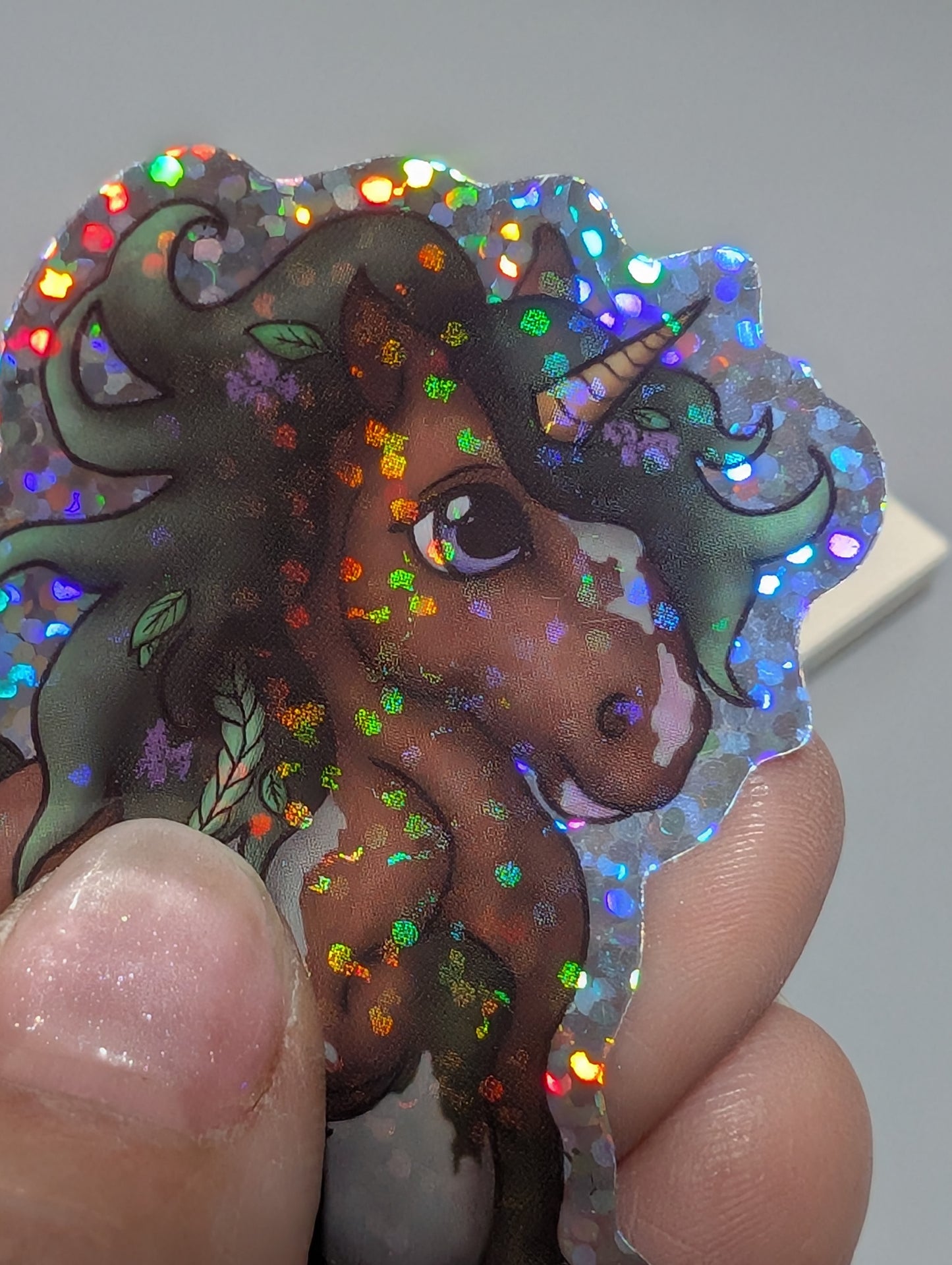 Glitter Gaia Pony Sticker