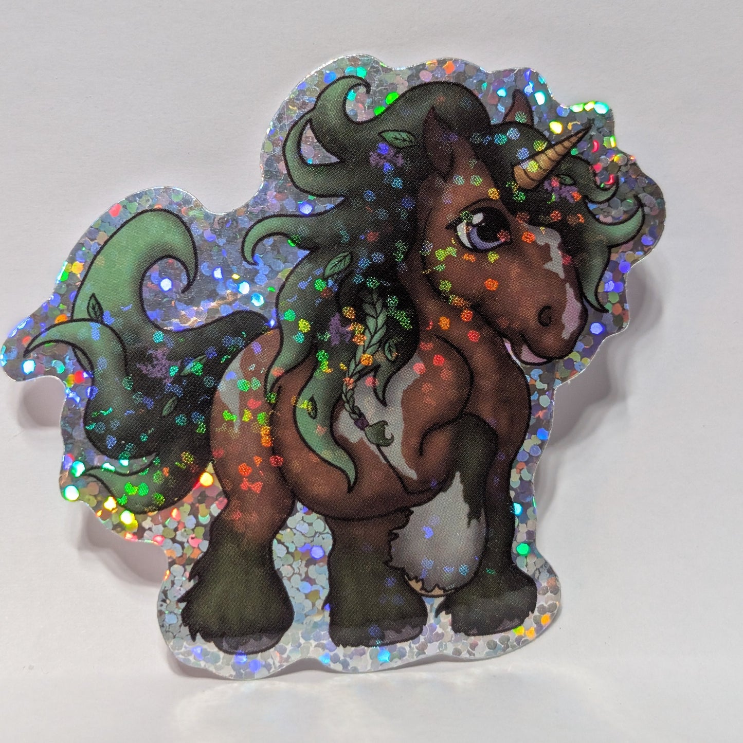 Glitter Gaia Pony Sticker