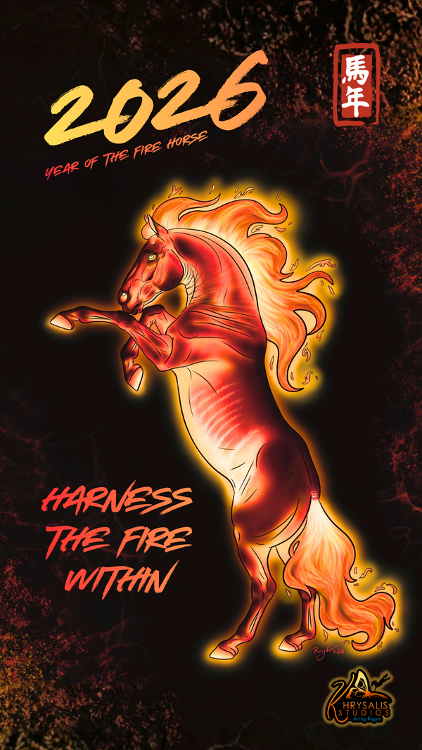 Year of the FIre Horse Mobile Wallpaper