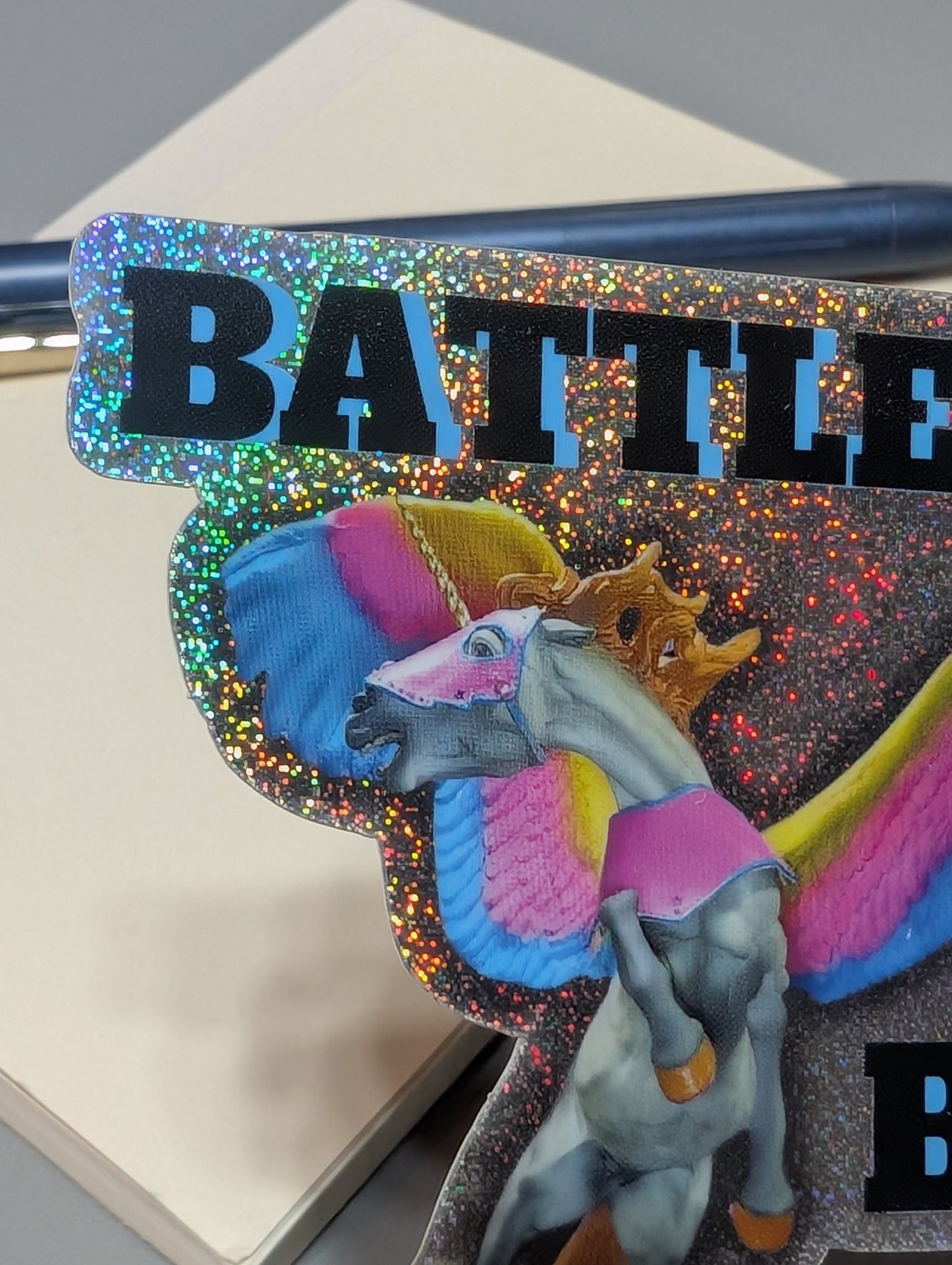 Battle Babe Pegasus Swiftwind Horse Sticker - Khrysalis Studios
