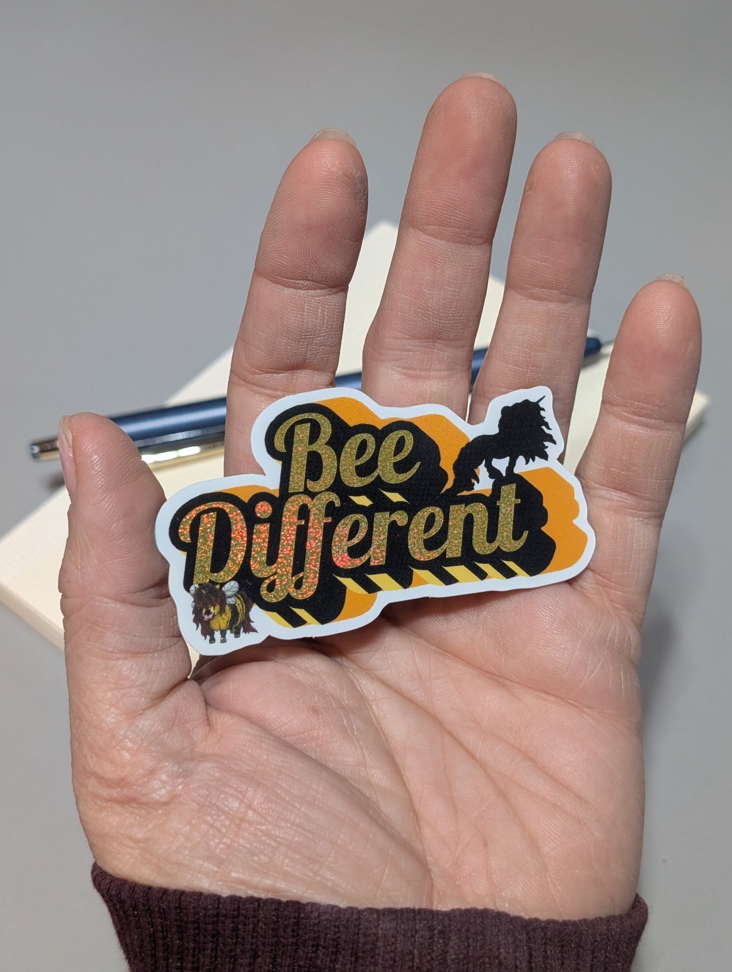 Bee Different Sticker - Khrysalis Studios