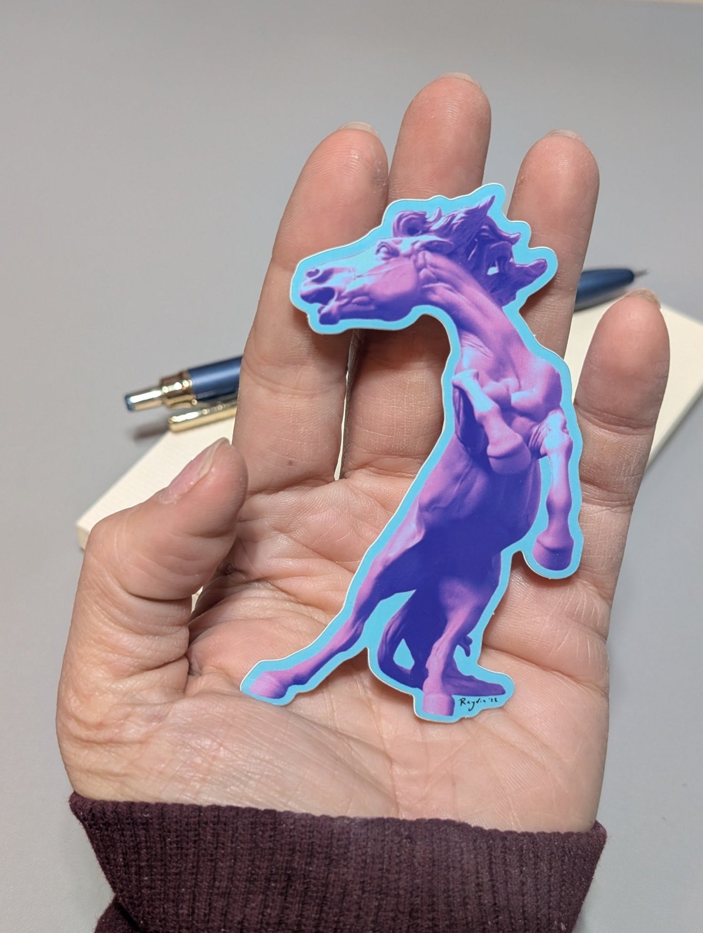 Biter Deco Horse Sticker - Khrysalis Studios