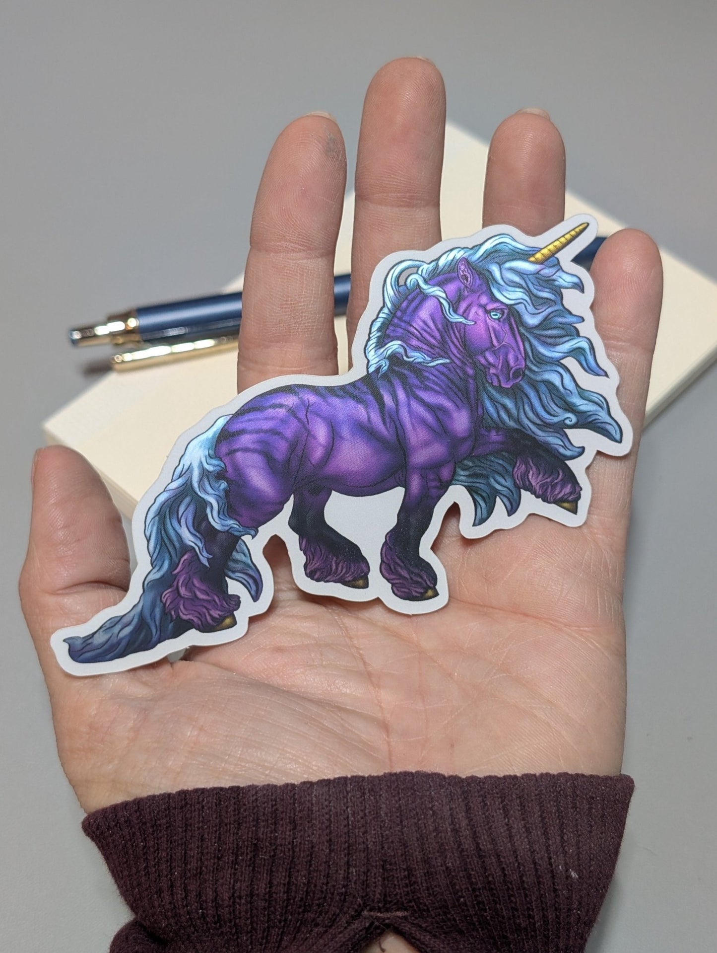 Bombus Draft Unicorn Sticker - Khrysalis Studios