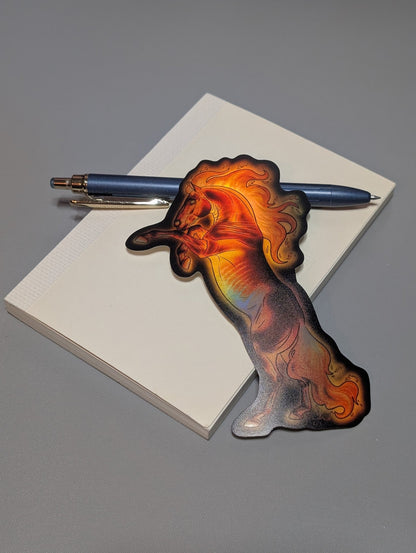 Fire Horse Sticker - Khrysalis Studios